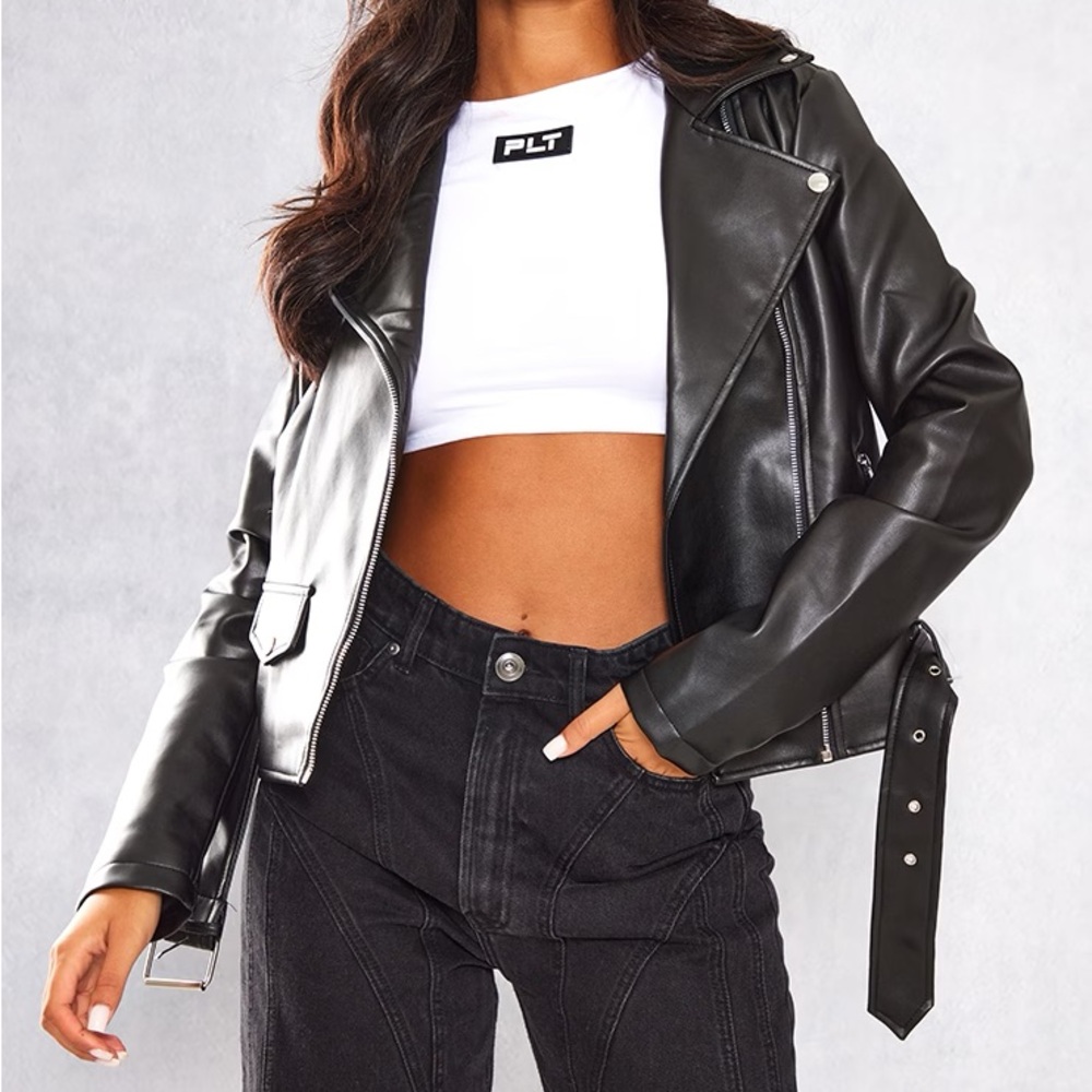 Women's Black Leather Jacket